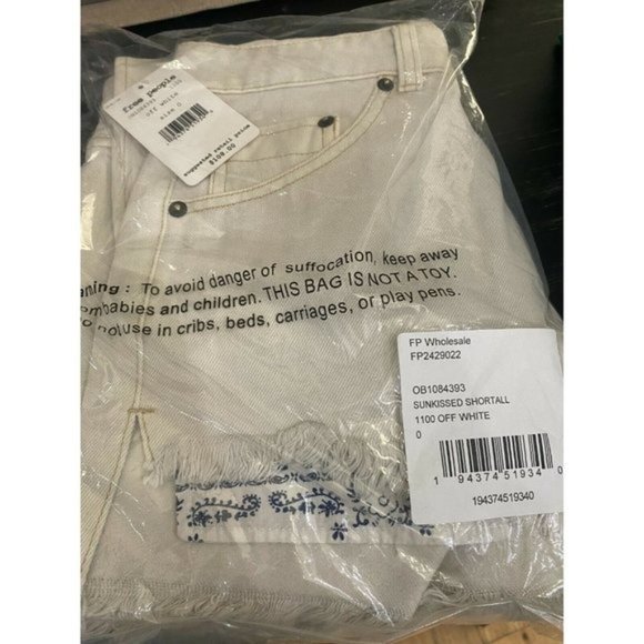 (Sold) Free People Sunkissed Denim Shortall Short - Picture 7 of 7